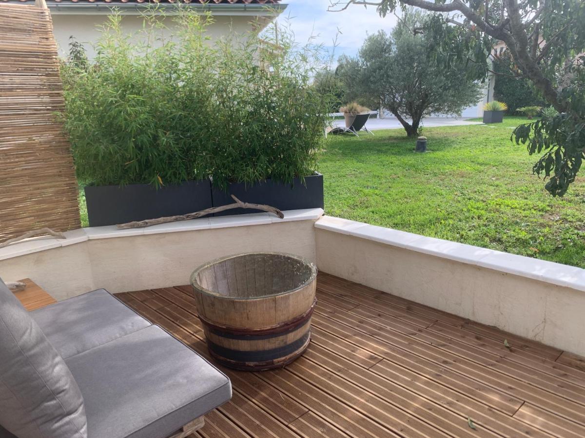 Gite Bambou Avec Piscine Saint-Andeol-le-Chateau Exterior photo